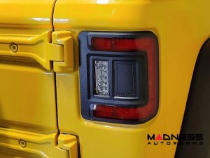 Jeep Wrangler JL Tail Lights - Flush Mount -LED - Red Lens Jeep Wrangler JL Tail Lights - Flush Mount -LED - Red Lens